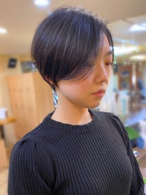 【morio池袋】大人黒髪ショート